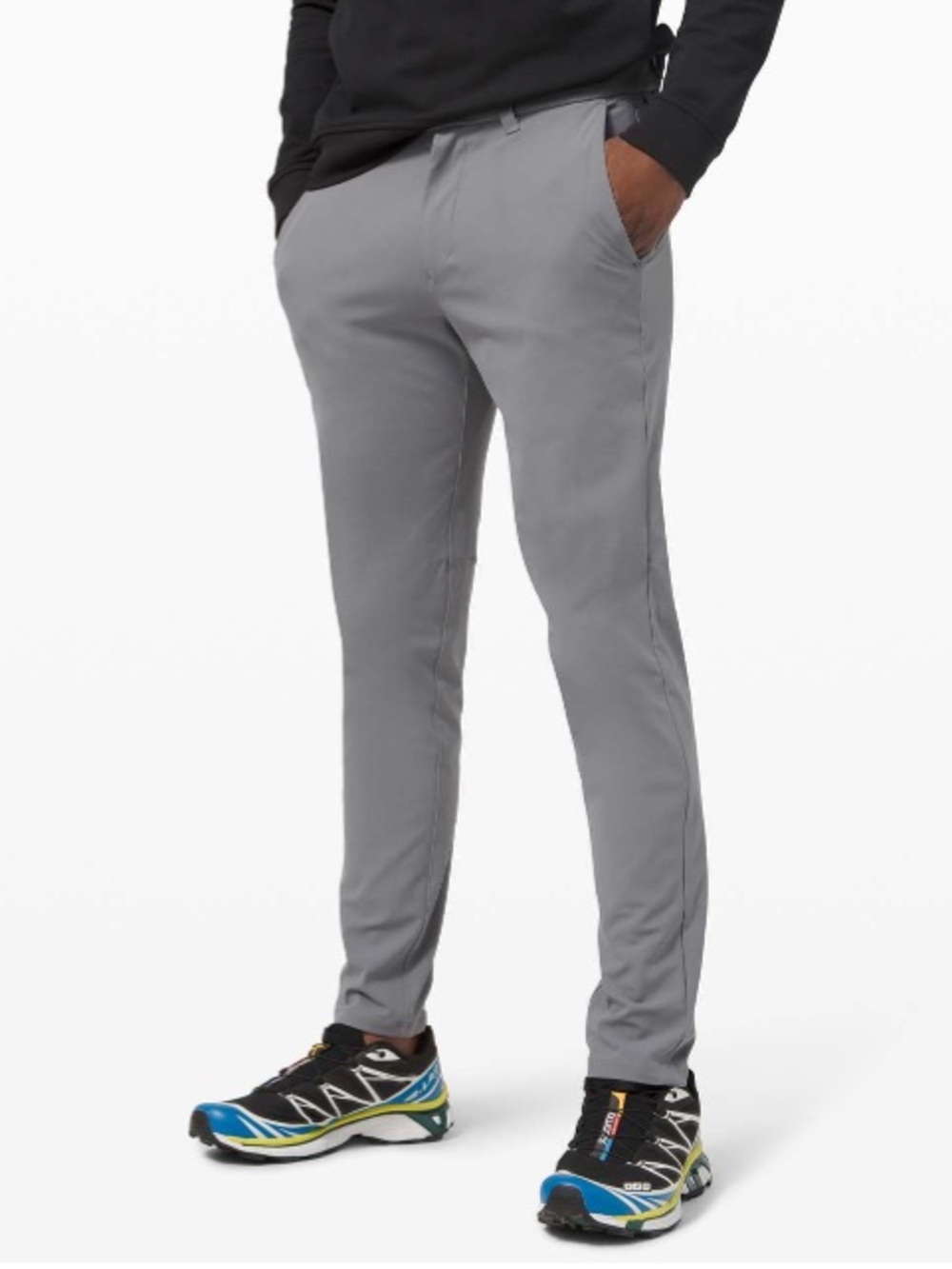 Lululemon Commission Pant Slim *Warpstreme  Size 34
Asphalt Grey